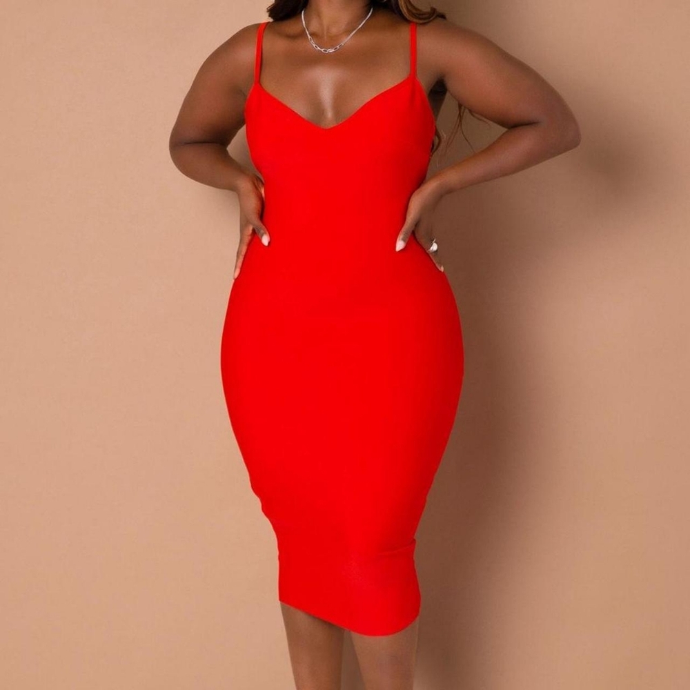 Rebdolls X Denise Mercedes Midi Bodycon Dress 4X